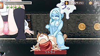 Succubus Stronghold Seduction - Doing a oral sex in a succubus femdom hentai