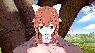 【JUST MONIKA】【HENTAI 3D】【DDLC】