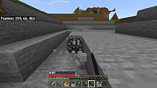 Hole Digging in the Hole in Minecraft