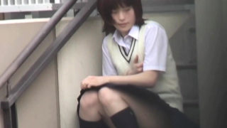 Japanese teenagers peeing