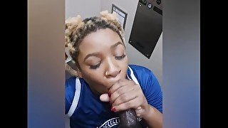 EBONY PRINCESS HAYZE SUCKING DICK IN THE ELEVATOR & ON THE 13TH FLOOR!!! MUST WATCH!!!