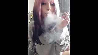 Your Egirl stepsis smoking in your face(full vid on my 0nlyfans/ManyVids)