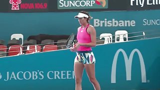 Garbine Muguruza Practice (Brisbane International)