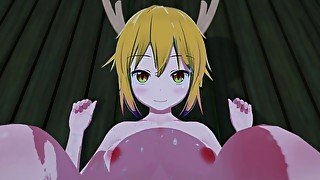 Tohru Kobayashi-san Chi no Maid Dragon 3D HENTAI FULL