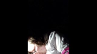 My brother inlaw cums in my mouth Bbw glasses blowjob cum in mouth