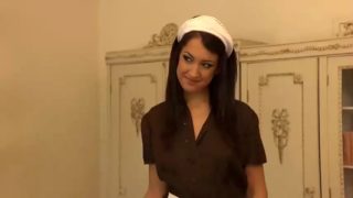 Black gardener fucks romanian maid ( no audio )