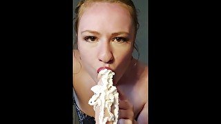 Whipped Cream Blowjob by Yaya Gingersnatch