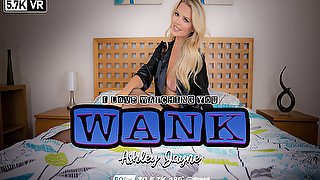 I Love Watching You Wank - Blonde In Lingerie Joi - Ashley Jayne