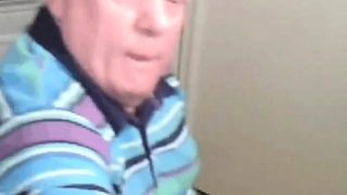 grandpa cum on cam