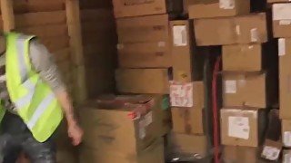 Crazy dick sucking orgy at a warehouse