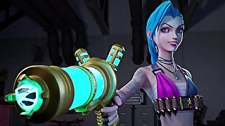 Hentai 3D uncensored Redmoa Jinx Blowjob