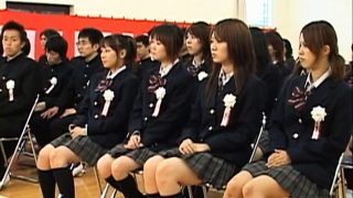 Japanese babe during graduation