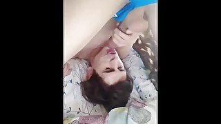 Selfsuck and cumming on face 💦🥵 watch till the end