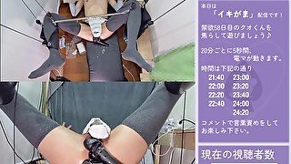 【絶頂解禁58日目】【女装男子配信調教】久々の生ガマチャレンジ！ ダイジェスト版、貞操装置、ビジョン、口頭、2022-07-28_digest版