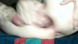 2 self-fuck creampie in a row