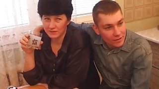 Gangbang wihw Russian milf