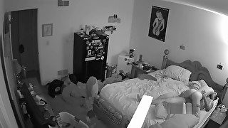 Hot Couple fucking in Bedroom HACKING CAM