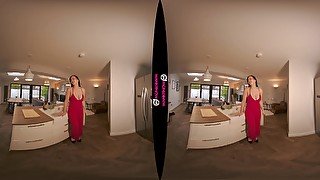 Red Dress featuring Tindra Frost - WankitNowVR