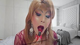 sissy niclo pornstar shemale makeup