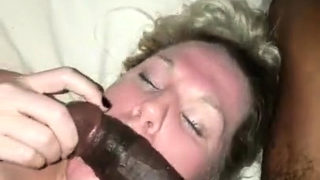 Amateur blonde girlfriend interracial hardcore with cum