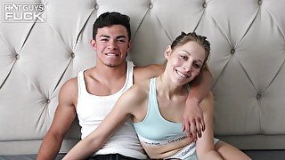 Handsome Guy Fucks Hot Blondie