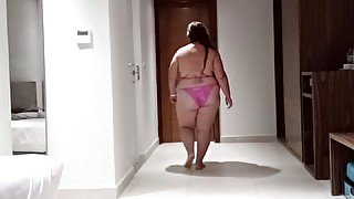 Fashion bikini modeling catwalk BBW