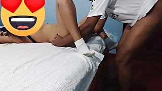 The girl come to gym after going her boy hotel room - Gym එකේදි සෙට් උන කෙල්ල