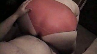 Big bubble butt of my plump BBW wife in steamy doggyfuck action