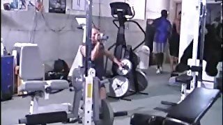 Gym Guys Blowjob Antics