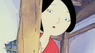 Humorous Japanese animation of a housewife getting a dicking