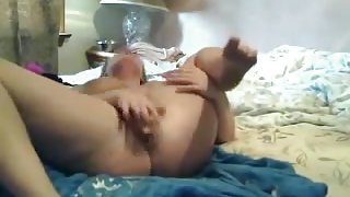 Fat BBW Teen GF Morning vagina squirting masturbation