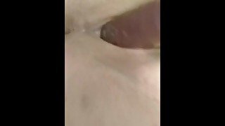 Watch me fuck myself after boyfriend creampied me