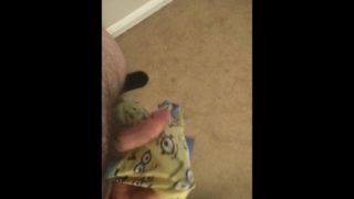 cumming into my little stepbrothers underwear