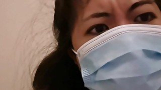 Solo amateur pinay MelanieQuezon big cock worship with face mask