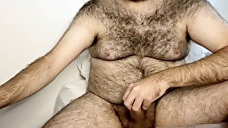 JACKING OFF NAKED AND SHOWING OFF MY HAIRY HOLE WITH CUMSHOT