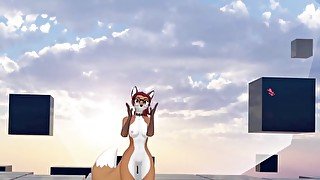 Vrchat Foxie Srtip Tease Dance