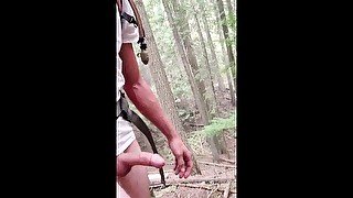 Public trail hiking with my cock out