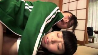 Amazing japanese teen threesomed