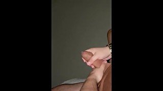 New pocket pussy cream pie moaning every second of it