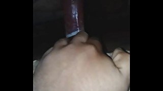 Bbw masturbating with dildo