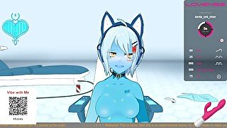 Anime AI becomes slime girl! Gets edged HARD for 2 hours! (CB VOD 14-12-21)