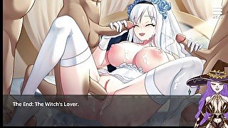 Getting both Endings in Witch's Sexual Prison / 07 Gameplay / VTuber