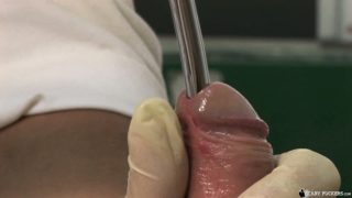 Cock Sounding carried out in near sterile conditions to prevent germs