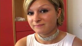 Comely trimmed young harlot Jazmin in hot masturbation sex video