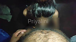 Sri lankan Spa girl Priyalini live cum eating