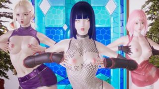 [R18-MMD] TWICE - Feel Special Nude Vers Ino Sakura Hinata 3D Erotic Dance Naruto HentaiAdded