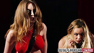 Jessa Rhodes and Max Deeds parody Red Maiden's DP game in Digital Playground