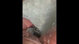 Tub masturbating