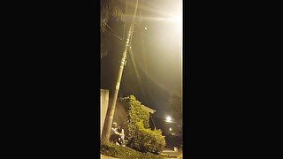 married woman caught cheating on the street, husband fucks her with intense anal!