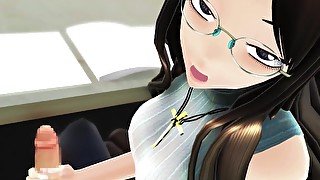 Public Collage Classroom Handjob - POV [3D-SFM][BY-flim13]